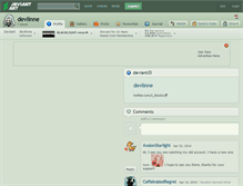 Tablet Screenshot of devlinne.deviantart.com