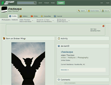 Tablet Screenshot of chautauqua.deviantart.com