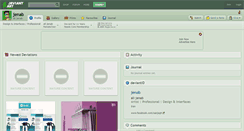 Desktop Screenshot of jenab.deviantart.com