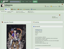 Tablet Screenshot of indianproxy.deviantart.com