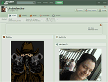 Tablet Screenshot of cindyvalentine.deviantart.com