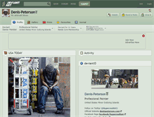 Tablet Screenshot of denis-peterson.deviantart.com