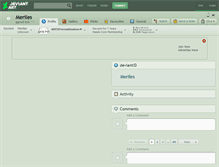Tablet Screenshot of meriles.deviantart.com