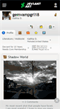Mobile Screenshot of gemvampgrl18.deviantart.com