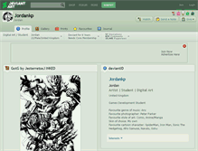 Tablet Screenshot of jordankp.deviantart.com