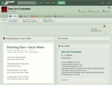 Tablet Screenshot of darn-im-frustrated.deviantart.com