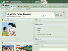 Tablet Screenshot of adsoo.deviantart.com