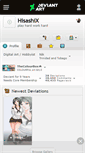 Mobile Screenshot of hisashix.deviantart.com