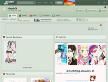 Tablet Screenshot of hisashix.deviantart.com