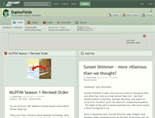 Tablet Screenshot of duplexfields.deviantart.com