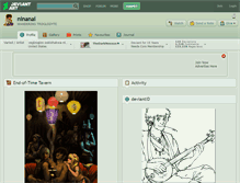 Tablet Screenshot of ninanai.deviantart.com