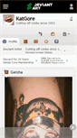 Mobile Screenshot of katgore.deviantart.com