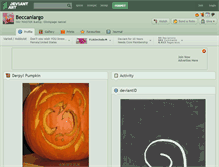 Tablet Screenshot of beccanlargo.deviantart.com