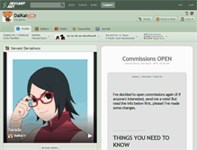 Tablet Screenshot of daikai.deviantart.com