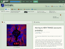 Tablet Screenshot of darkkingboo.deviantart.com