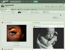 Tablet Screenshot of naturesounds.deviantart.com