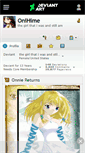 Mobile Screenshot of onihime.deviantart.com