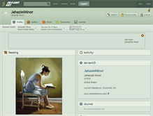 Tablet Screenshot of jahazielminor.deviantart.com