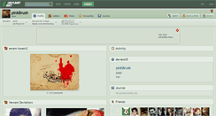 Desktop Screenshot of pinkbrush.deviantart.com