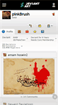 Mobile Screenshot of pinkbrush.deviantart.com