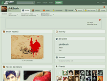 Tablet Screenshot of pinkbrush.deviantart.com