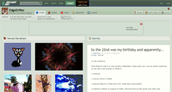 Desktop Screenshot of edgedrifter.deviantart.com