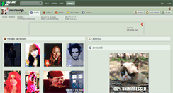 Desktop Screenshot of nessieleigh.deviantart.com