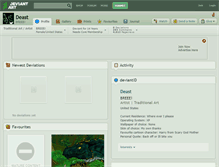 Tablet Screenshot of deast.deviantart.com