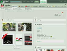 Tablet Screenshot of moudax.deviantart.com