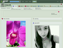 Tablet Screenshot of chloelkb.deviantart.com