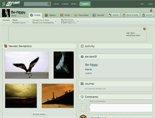 Tablet Screenshot of be-hippy.deviantart.com