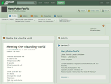 Tablet Screenshot of harrypotterfanfic.deviantart.com
