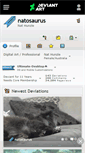 Mobile Screenshot of natosaurus.deviantart.com