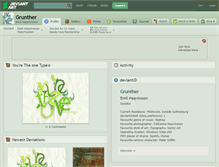 Tablet Screenshot of grunther.deviantart.com