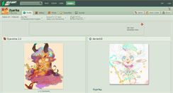 Desktop Screenshot of dyarika.deviantart.com