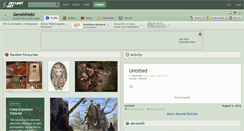 Desktop Screenshot of genshihebi.deviantart.com