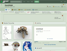Tablet Screenshot of genshihebi.deviantart.com