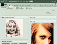 Tablet Screenshot of leezil.deviantart.com