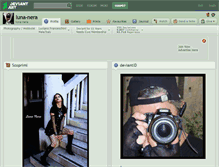 Tablet Screenshot of luna-nera.deviantart.com