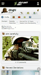 Mobile Screenshot of dinghi.deviantart.com