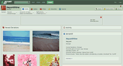Desktop Screenshot of mayumiihime.deviantart.com