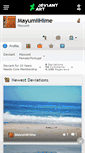 Mobile Screenshot of mayumiihime.deviantart.com