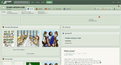 Desktop Screenshot of greek-cartoon-club.deviantart.com