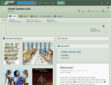 Tablet Screenshot of greek-cartoon-club.deviantart.com