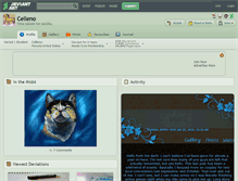 Tablet Screenshot of celleno.deviantart.com