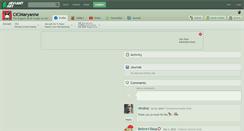 Desktop Screenshot of cicimaryanne.deviantart.com