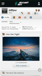 Mobile Screenshot of mflow.deviantart.com
