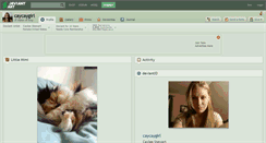 Desktop Screenshot of caycaygirl.deviantart.com
