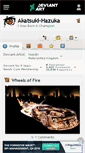 Mobile Screenshot of akatsuki-hazuka.deviantart.com
