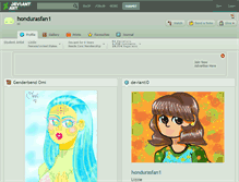 Tablet Screenshot of hondurasfan1.deviantart.com